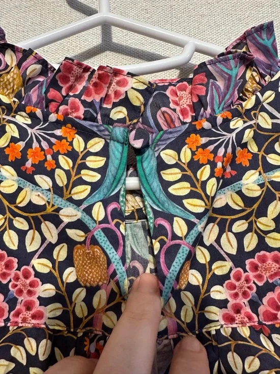 J. Crew Floral Liberty Fabric Top - size XS - Picture 4 of 6